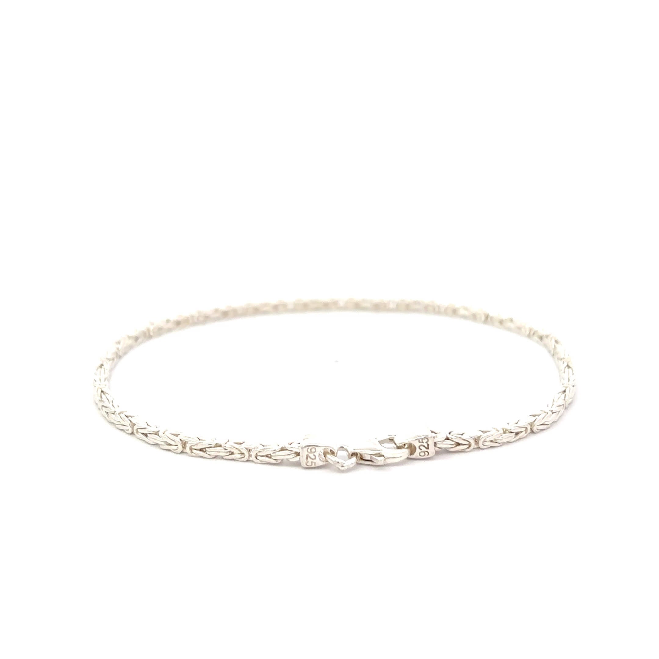 ''Jackie'' Vierkante koningsbracelet (2 mm)