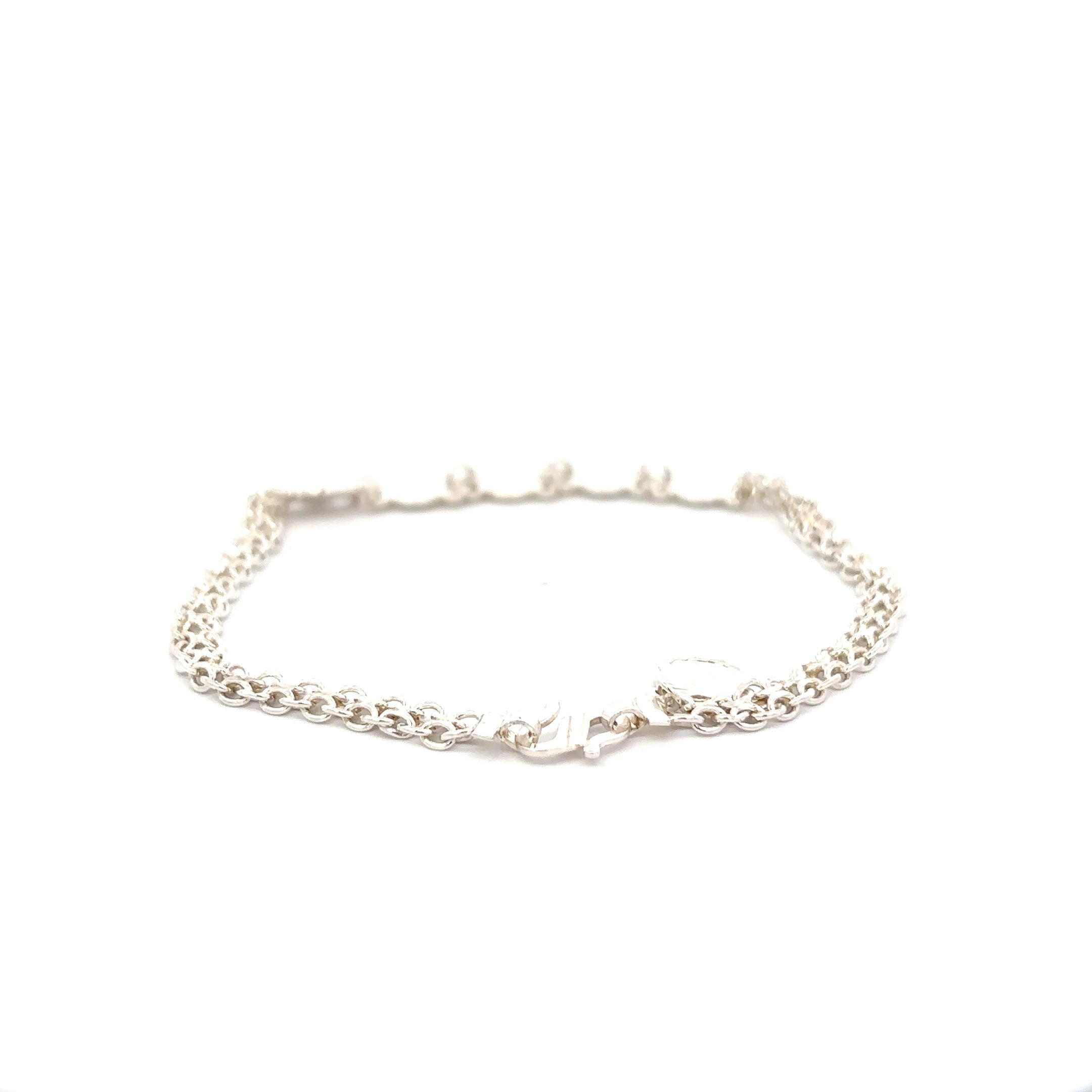 ''Shae'' Zilveren bracelet met kleine munten