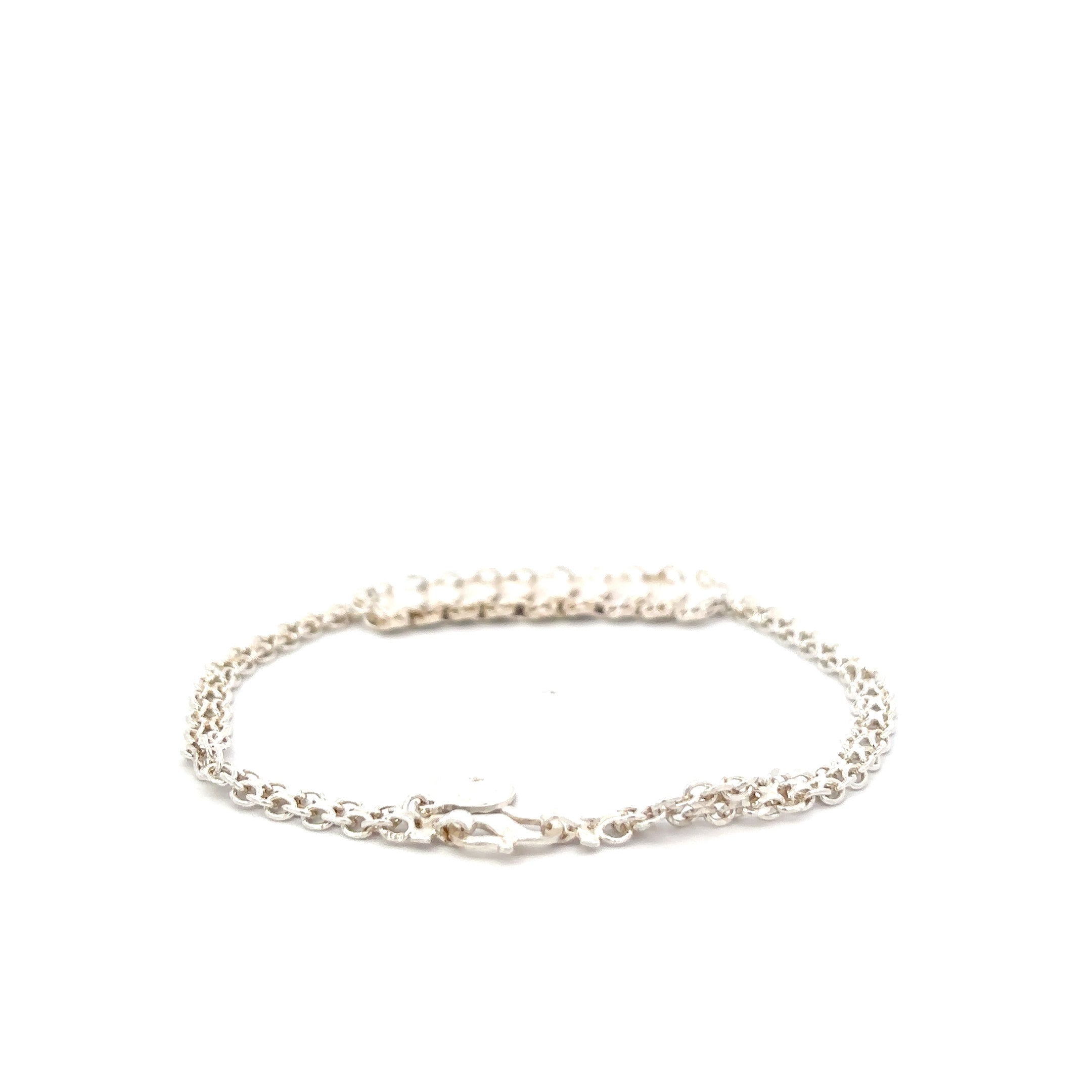 ''Tysha'' Zilveren bracelet met munten