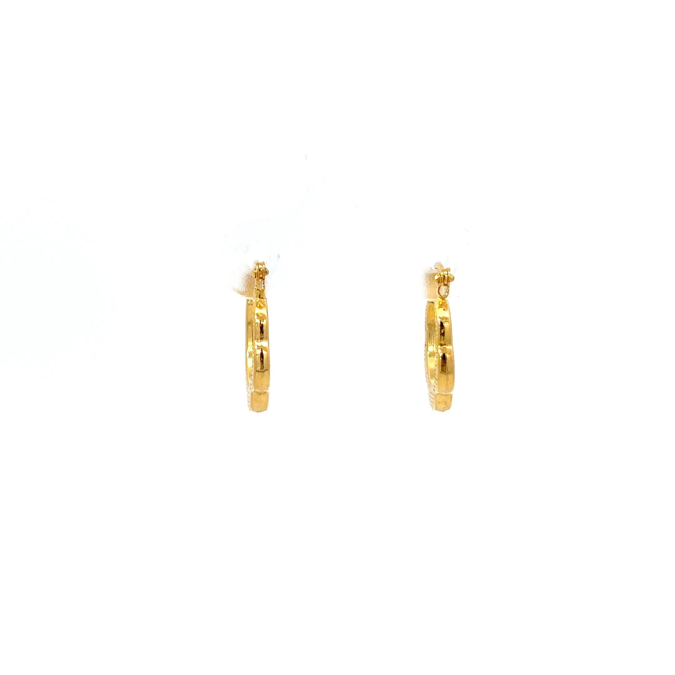 Gouden 14k Wolk oorbellen