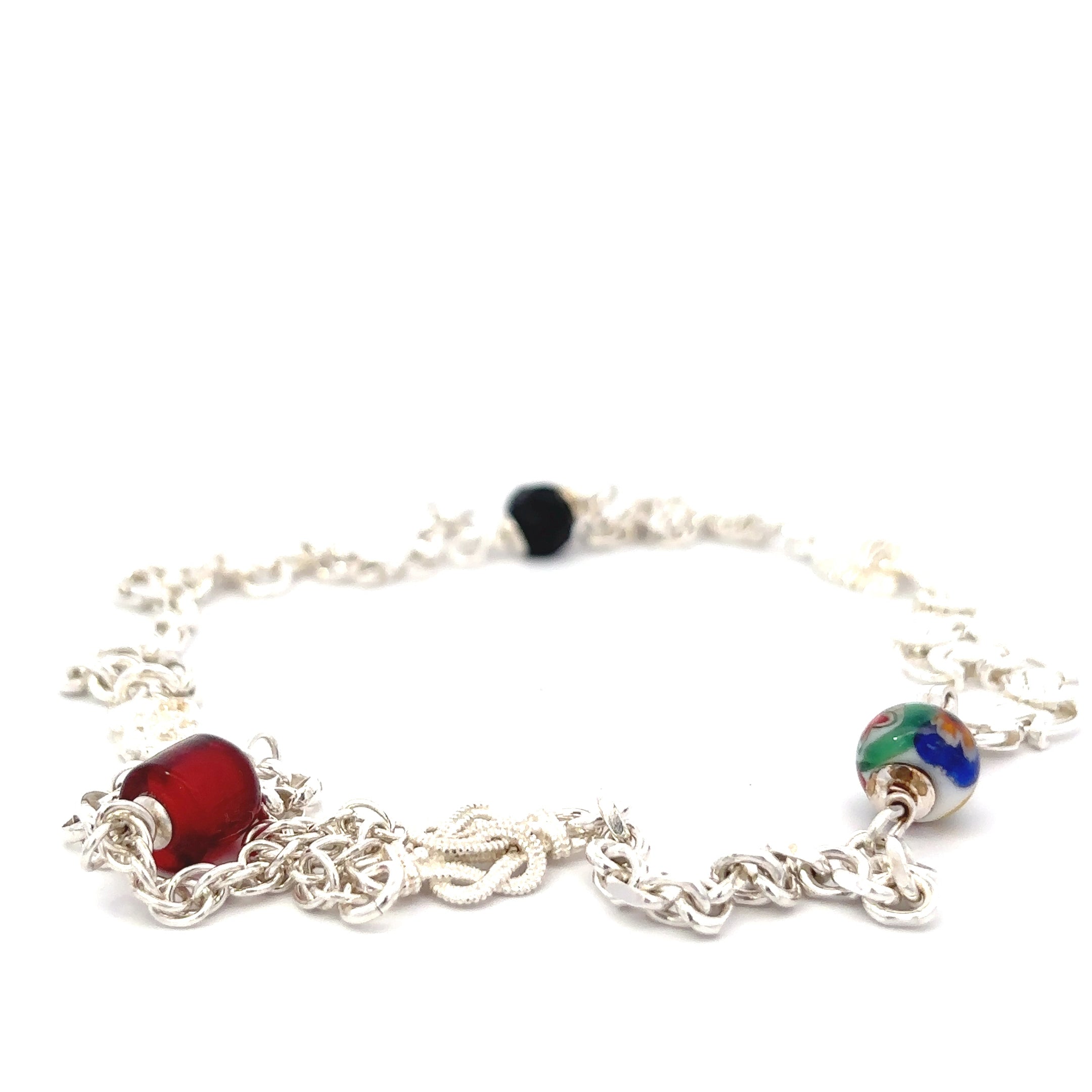 Zilveren ala kondre ketting 50 cm