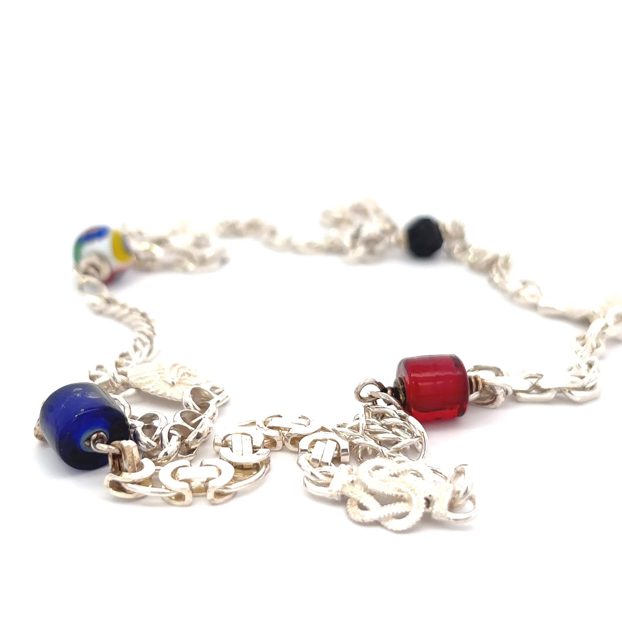 Zilveren ala kondre ketting 58 cm