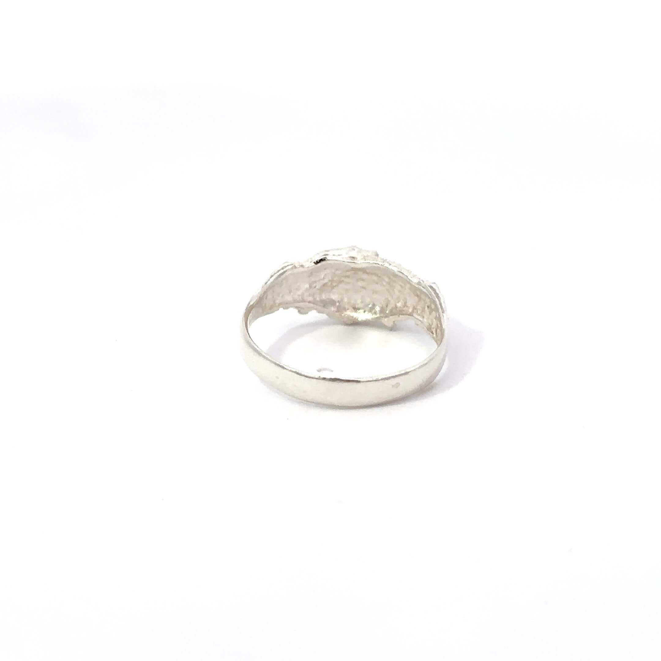 Zilveren vriendschapsring ''Riley'' (met diamond frost)