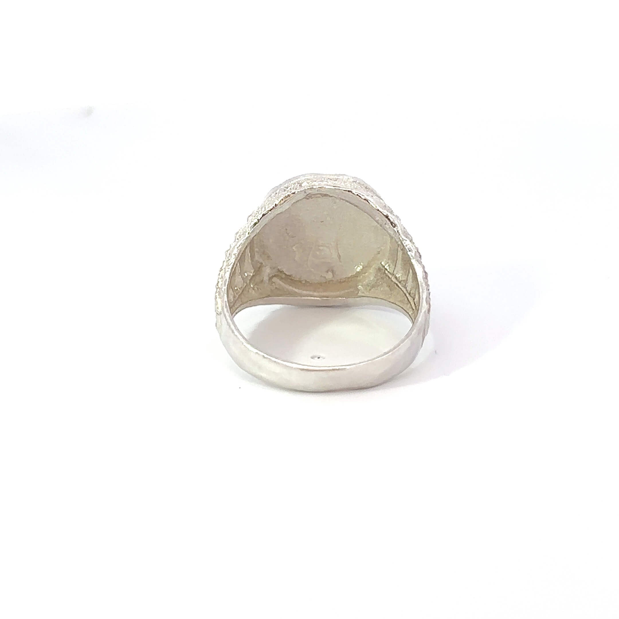 Zilveren ''Theon'' zegelring met ankerdetail