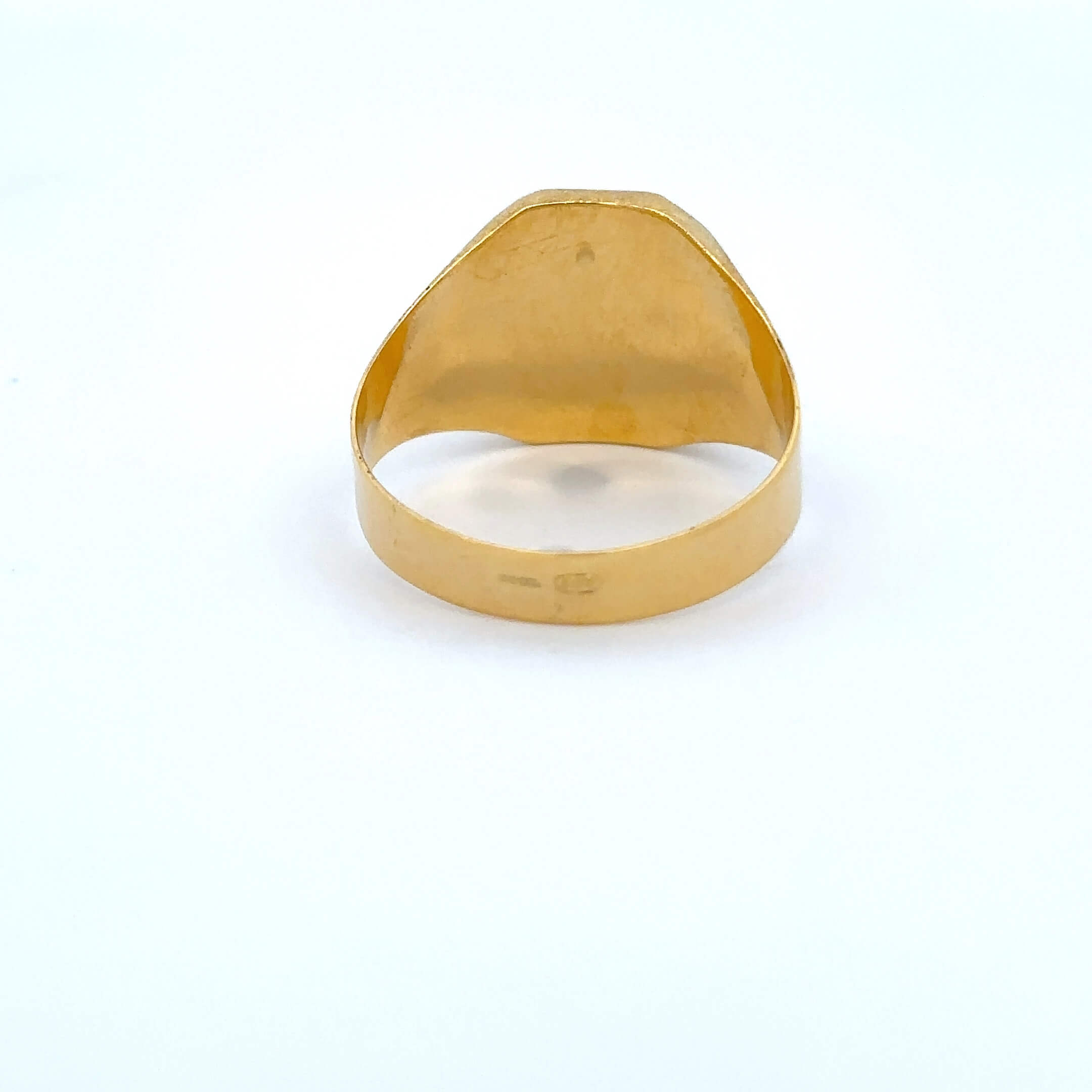 Gouden 14k ''Karel'' zegelring