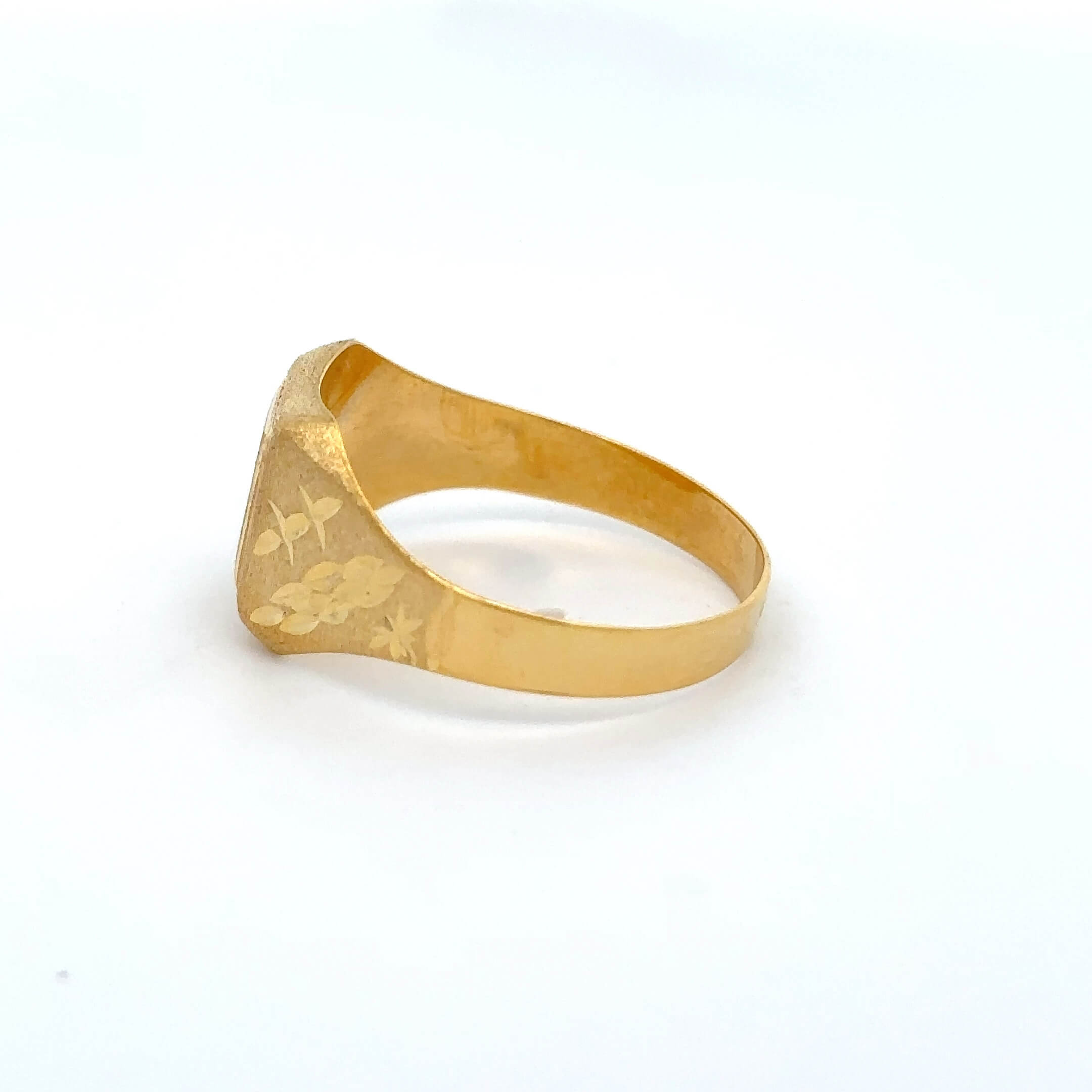 Gouden 14k ''Sam'' zegelring