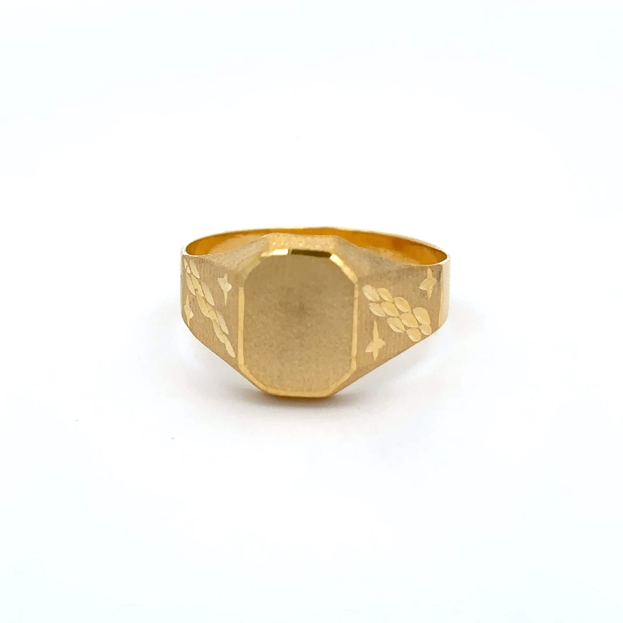 Gouden 14k ''Kami'' zegelring