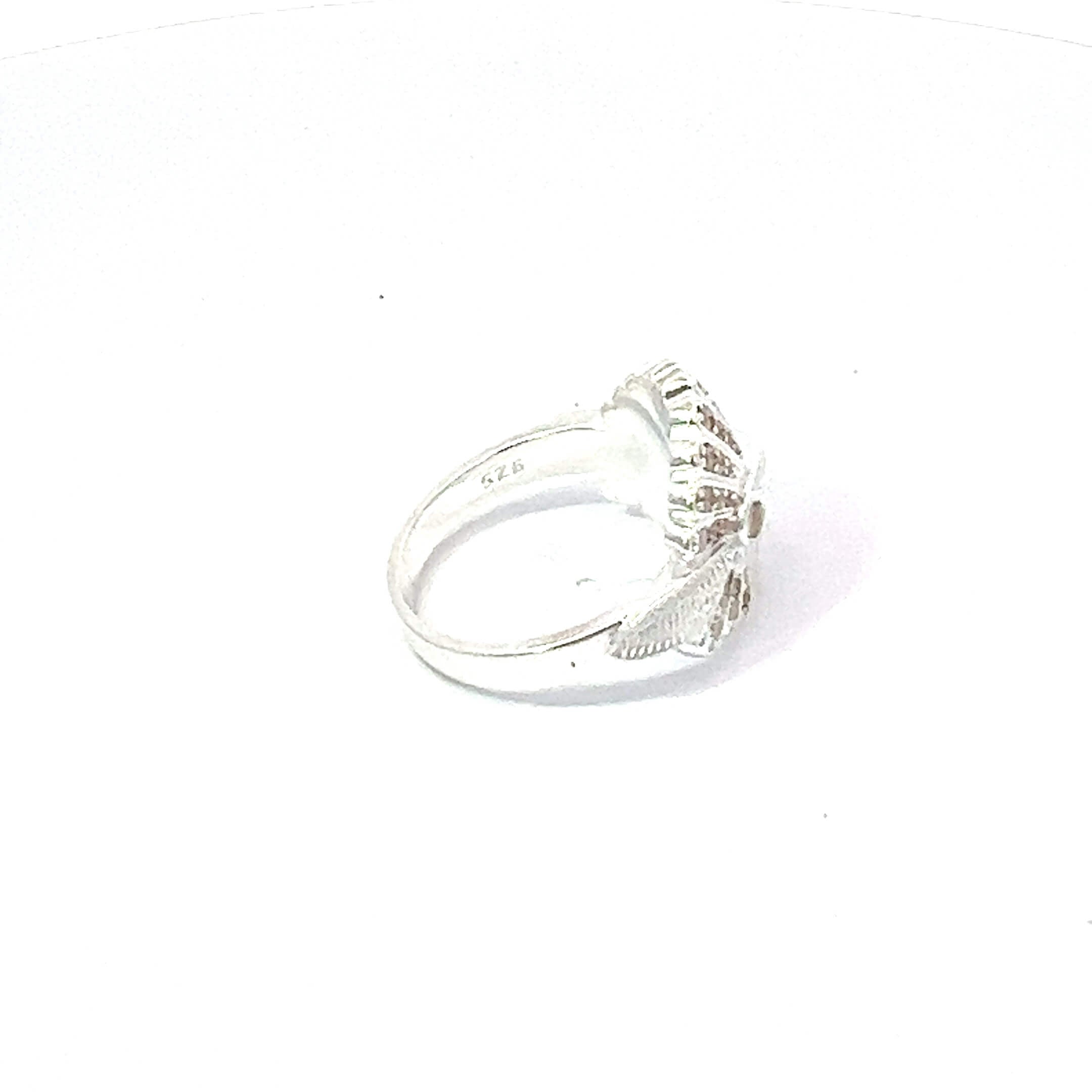 Zilveren indiaan ring ''Dyami'' met zirkonia's